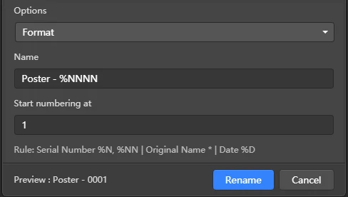 Image from Eagle rename